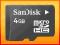 SanDisk MICRO SD 4GB HERMES GLIWICE