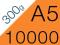 ULOTKI A5 10000 szt kreda mat 300g w 3 dni
