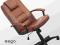 TANI KLASYCZNY FOTEL STYLOWY SKORA EAGO 518 BRĄZ