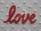 trinket_tt SCRAPKI NAPIS LOVE 20szt.