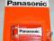 Bateria 6F22 Panasonic - R9 - kwadratowa - 9V