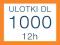 ULOTKI DL 1000 szt jednostronne w 12 godzin