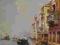 Wenecki pejzaż - OLEJ na płótnie 50x60cm