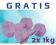 Zestaw Spokey - Hantle MONSTER 2x 1kg + GRATIS