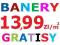 Banery Super Jakość PROJEKT GRATIS Wa-Wa 48h