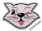 Kot  kociak termo naszywka haft aplikacje naszywki