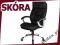 LUKSUS Fotel Krzesło Biurowy Obrotowy Skóra #BS092