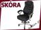 LUKSUS Fotel Krzesło Biurowy Skóra #BS089