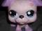 Littlest pet shop LPS duża figurka piesek do dekor