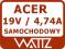 ACER - SAMOCHODOWY - 19V 4.74 A - GW - FV - USB