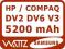 HP - DV2000 - DV6000 - 5200 mAh - FV - PROMOCJA !!