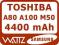 Toshiba A80 A100 M50 M70 - 4400 mAh - PROMOCJA !!!