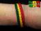 RASTA STYLE - Potrójna pleciona bransoleta rasta