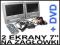 2 X MONITOR 7cali NA ZAGŁÓWKI + DVD +BONUS [B762