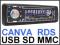CANVA N 7600 MP3 WMA USB SD RDS PANEL 4X60W [B200
