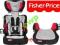 Fotelik FISHER PRICE Beline Cronos *ADAC+ORGANIZER