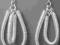 Kolczyki posrebrzane ręcznie wykonane !!!