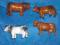 Bullyland - byk i 3 krowy