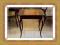 *KM* STOLIK SZACHOWY MAHOŃ W STYLU LUDWIKOWSKIM