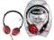 MAXELL SŁUCHAWKI/HEADPHONES SUPER THIN LITES RED 3