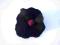Broszka-kwiat- filc kolor  czarny