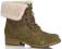 HIT MILITARY WORKER BEIGE FUR BOOTS ENGLAND 39