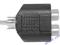 CHINCH WTYK ADAPTER WTYK RCA 2 X GNIAZDO RCA