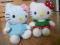 2 maskotki HELLO KITTY zestaw 19 cm Ktty i Mimi