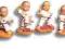 Figurki karateków - 6 różnych modeli
