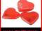 Dwa gorące serduszka grzejące serduszko ogrzewacz