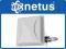 NETUS PANEL 13dbi, 2.4GHz, h155-3m RPSMA, 36mc GW.