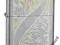 ZIPPO 21139 Scrolled Feather Satin +kamienieGRATIS