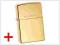 ZIPPO 254 REG HIGH POLISH BRASS !! NOWA HIT