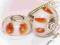 SZKLANY KORALIK MODULOWY ORANGE CHARM   nr571