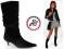 AM KOZAKI MUSZKIETERKI 010814 ZAMSZOWE CZARNE 38