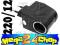 HIT ADAPTER PRZEJSCIÓWKA ZAPALNICZKI 220V na 12V