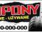 =HIT= OPONY banner 2,5m/1m opony mechanika serwis