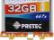 Pretec Compact Flash 32GB 667x -100MBs GW24m WaWa