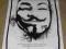 Plakat z filmu V jak Vendetta