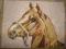 Obrazek haftowany Koń kasztanek