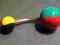 Kolczyk kolczyki do pępka, piercing RASTA REGGAE