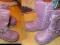 buty , buciki różowe 26,5 mothercare , na suwak ,