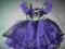 Piękna fioletowa suknia wrózki -LADYBIRD- 2/3 lat