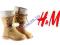 H&M nowe kozaki camel rozm. 26 wkł. 16,5 cm