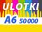 ULOTKI A6 50000 2-stronne 135g FULL KOLOR i JAKOŚĆ