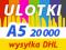 ULOTKI A5 20000 135g KOLOROWE 2stronne