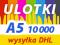 ULOTKI A5 10000 sztuk - PROMOCJA - 135g 2stronne