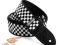 Pasek Dunlop Strap D38-31BK B&W Check