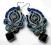 Sutasz**soutache**kolczyki impregnowane**długie