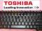 !! 1szt. nowe klawisze TOSHIBA U400 błyszczące Wwa